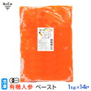 有機人参ペースト 1kg×14p 冷凍 鹿児島県産 宮崎県産 人参 国産 無農薬 無添加 野菜ペースト 離乳食 介護食 人参ジュース ドレッシング ポータジュ パン作り お菓子作り 有機JAS認証 業務用