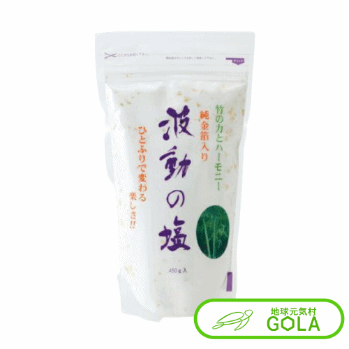 波動の塩 (450g) 健康 天日 自然 塩 調味料のサムネイル