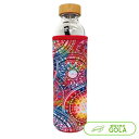 フラスカ 広口ボトル マンダラ 500ml ミネラルウォーター マイナスイオン