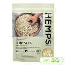 \ お買い物マラソン / HEMPS 有機ヘンプシード 380g 麻の実 ヘンプ 麻