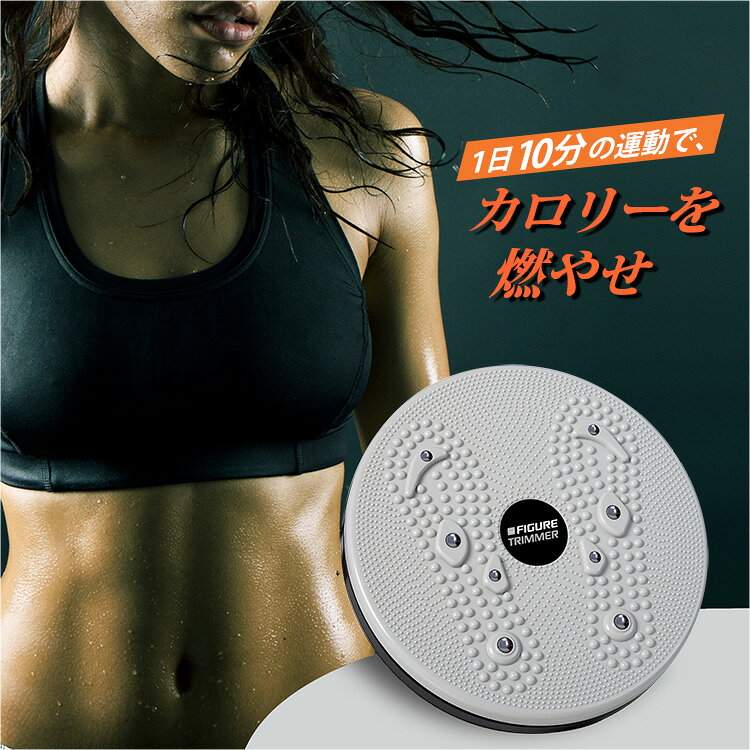 ツイストボード スピンボード Figure Trimmer フィギュアトリマー 直径30.5cm コアツイスト 運動 器具 お腹 痩せ シェイプアップ ツイスター フィットネス ながら運動 ねじり運動 エクササイズ ダイエット ツイストスピンボード ディスク バランス