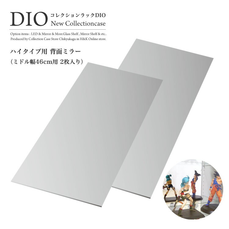 地球家具 コレクションラック DIO ディオ 対応 オプション品 背面ミラー 単品 （ 背面ミラーの ...