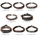 【国内発送 送料無料】 Wakami ワカミ ブレスレット The 4 Elements - Air and Fire Bracelet アンクレット メンズ レディース ペア ビ..