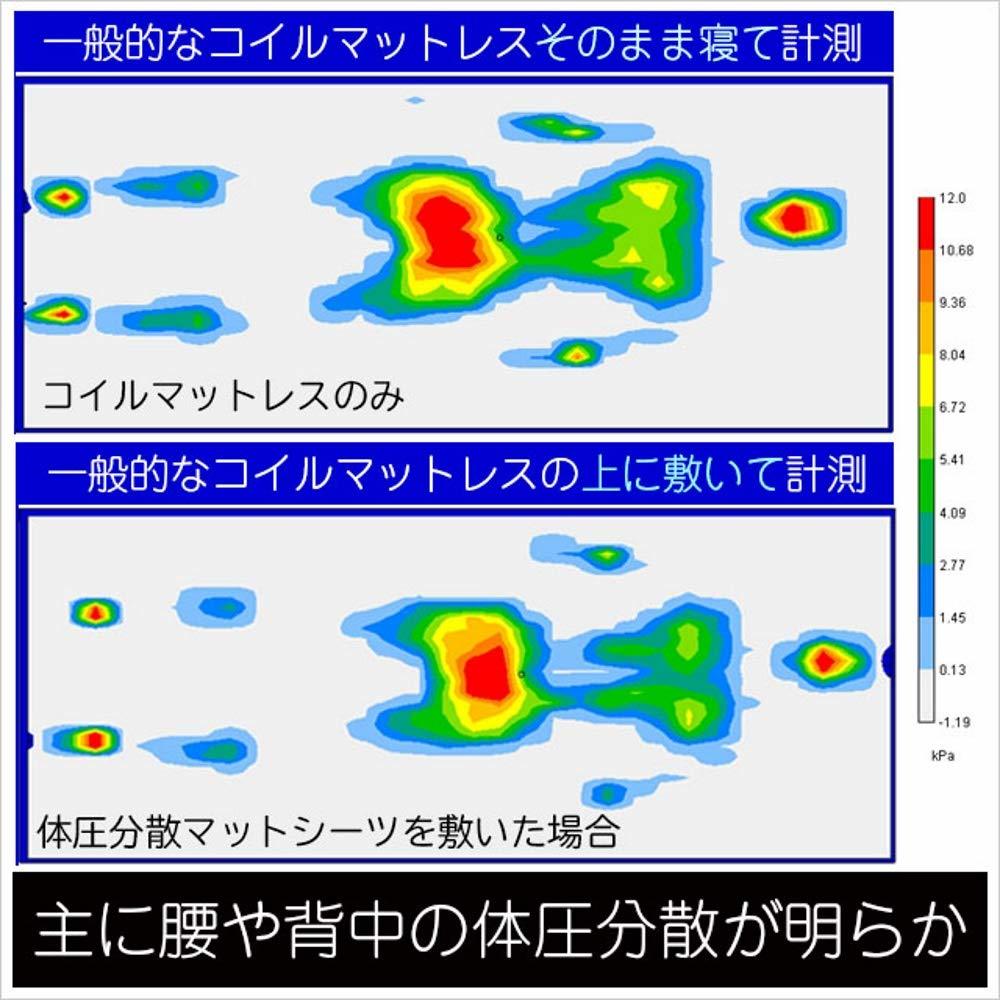 ガイアの懐　アーシングorグラウンディング・体圧分散マットシーツ　100cm×200cm　静電気防止/電磁波対策/電磁波防止グッズ/体圧分散/敷パッド/アーシング 2