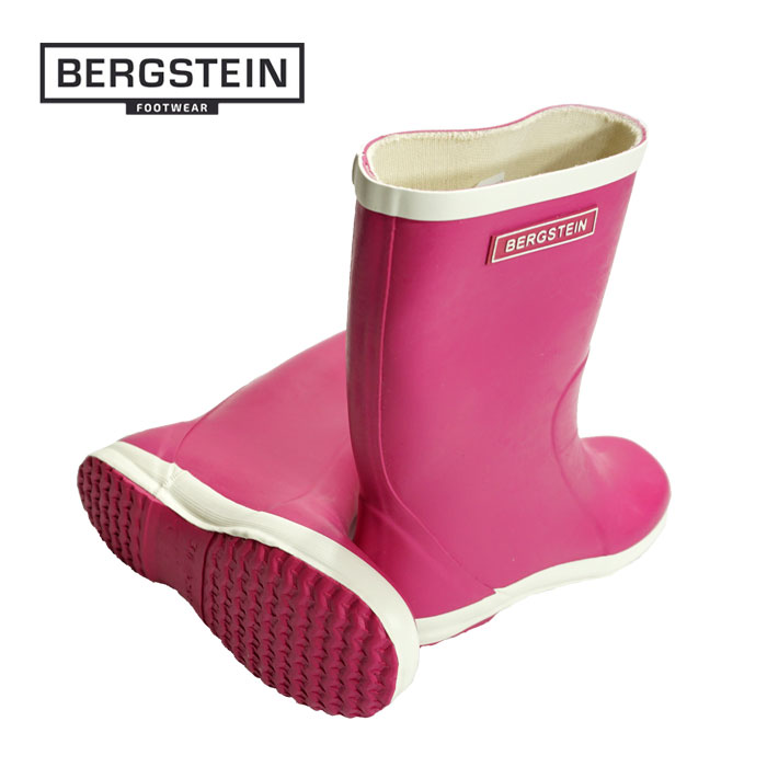 【期間限定で送料無料】BERGSTEIN ベルグステイン　レインブーツ(長靴)FUXIA（フクシャ）(17〜22cm) 【宅配便】