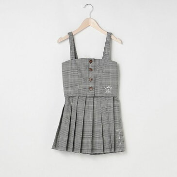 (SALE30%OFF)(20aw)バイ ラビット(by LOVEiT)チェックビスチェ×スカパンセット-3306【140cm|150cm|160cm】【宅配便】