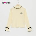 (23aw)バイ ラビット(by LOVEiT)フリフリテレコニット-4203【140cm|150cm|160cm】【宅配便】