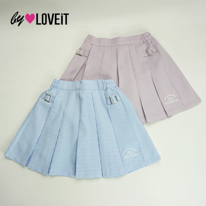 (23ss)バイ ラビット(by LOVEiT)サイドバックルスカパン-2105 【130cm|140cm|150cm|160cm】【宅配便】