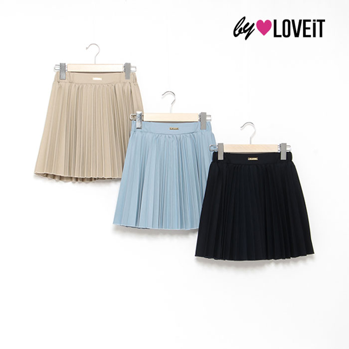 (24aw)バイ ラビット(by LOVEiT)細プリーツスカート-3126【130cm-160cm】【宅配便】
