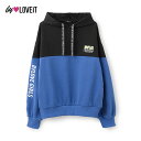 (24aw)バイ ラビット(by LOVEiT) 切り替えパーカー-3202【130cm-160cm】【宅配便】