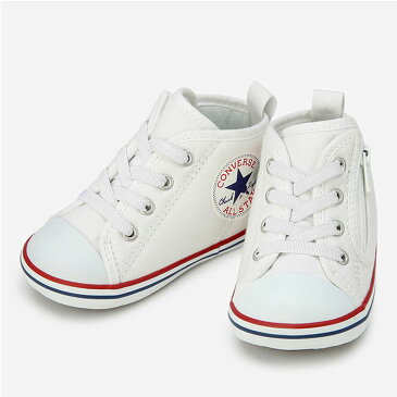 【正規品】CONVERSE(コンバース) ベビー　オールスター N ヒュージパッチ Z（ホワイト/レッド）【12〜15cm】【宅配便】