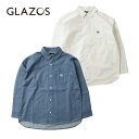 (SALE) (22SS)GLAZOS(グラソス)チェック長袖シャツ-1243 【140cm〜170cm】【メール便OK】