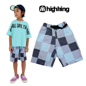 highking(ハイキング)patchショーツ(ショートパンツ)-2390【130cm|140cm|150cm|160cm】【メール便OK】