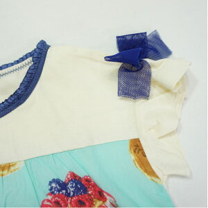 troislapinskp(トロワラパン)ローンパンケーキプリント半袖Tシャツ-2207【100cm|110cm|120cm|130cm】【メール便OK】KP(ニットプランナー)