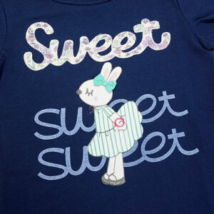 KP(ケーピー)mimiちゃんsweet半袖Tシャツ-2213【100cm|110cm|120cm|130cm】【メール便OK】KP(ニットプランナー)
