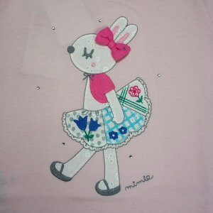 KP(ケーピー)mimiちゃん半袖Tシャツ-2204【100cm|110cm|120cm|130cm】【メール便OK】KP(ニットプランナー)
