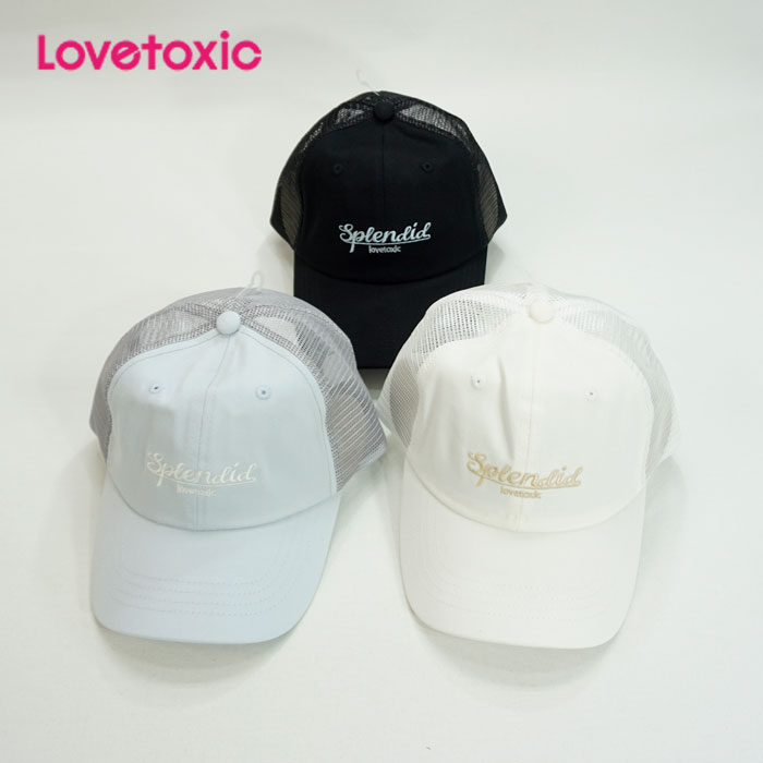 (2023SS)ラブトキシック（LOVETOXIC）カレッジ刺しゅうメッシュCAP-1440（F）56cm【宅配便】のサムネイル