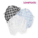 (SALE)(2025ss)ラブトキシック(LOVETOXIC)チェックシアーシャツ-1282【160cm】【メール便発送可】