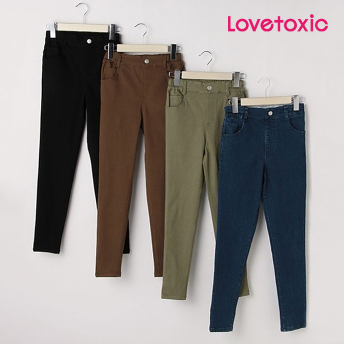 (21AW)ラブトキシック（LOVETOXIC）ベーシックスキニーパンツ-3103【140cm|150cm|160cm】【メール便OK】
