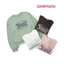 (2024AW)ラブトキシック(LOVETOXIC)サークル刺しゅうプルオーバー-3280【140cm|150cm|160cm】【宅配便】