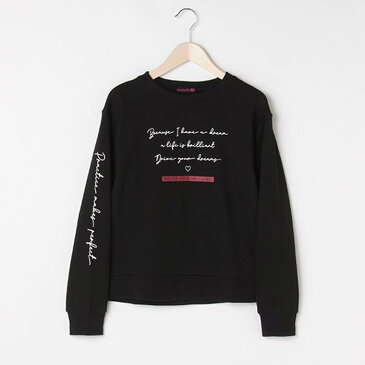 (SALE20%OFF)ラブトキシック(LOVETOXIC)裏毛 筆記体ロゴトレーナー-3275【140cm|150cm|160cm】【宅配便】