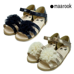 maarook(マルーク)フラワーサンダル-3022【19cm|20cm|21cm】【宅配便】