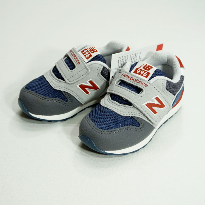 【正規品】New Balance(ニューバランス)IZ996 MD3スニーカー【12.5〜16.5cm】(GRAY/RED)【宅配便】