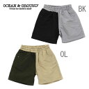 (SALE30％OFF)OCEAN＆GROUND （オーシャンアンドグラウンド） BOY'S水着 サーフトランクス クレイジー-2807【90-140cm】【メール便OK】