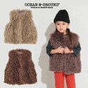 (SALE)(2024aw)OCEAN&GROUND(オーシャンアンドグラウンド)エコファーベスト-6202【90cm〜140cm】【宅配便】