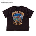 (SALE)(2025ss)OCEAN&GROUND(オーシャンアンドグラウンド)ヴィンテージウォッシュTシャツ-6115【90cm〜140cm】【メール便発送...