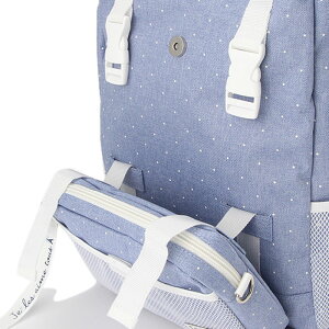 【送料・代引手数料無料】pomponettejunior(ポンポネットジュニア)ショルダーつき2WAYリュック-1419【F】【宅配便】