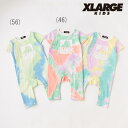 (SALE20％OFF)(22ss)XLARGE KIDS(エクストララージ キッズ)タイダイスランテッドOGゴリラカバーオール-2503【70cm】【メール便OK】