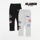 (10％OFF)(23aw)XLARGE KIDS(エクストララージ キッズ)MIXロゴロングパンツ-3102【120cm-140cm】【宅配便】