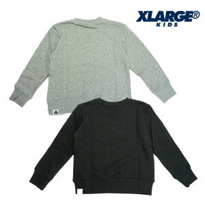 XLARGEKIDS(エクストララージキッズ)OGクルーネックロングスリーブスウェット-3205【90cm|120cm|130cm|140cm】【宅配便】