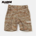 (SALE30OFF)(21ss)XLARGE KIDS(GNXg[W LbY) ʃTbJ[J[SV[gpc-2117y120cm|130cm|140cmzy[OKz