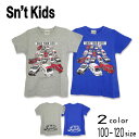 【夏物新作】Sn't kids(セントキッズ)緊急車両半袖Tシャツ【メール便送料無料】 夏服 夏物 子供服 トップス 通園 通学 入園 入学 キッズ 男の子 女の子 おしゃれ かわいい