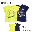 Bab Chip(バブチップ)キャンプ場&乗り物半袖Tシャツ【メール便送料無料】 夏服 夏物 子供服 トップス 通園 通学 入園 入学 キッズ 男の子 女の子 おしゃれ かわいい 車 キャンプ