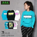 【20％OFFSALE】R.O.G Reboot(リブート)バーコードプリント長袖Tシャツ【メール便可能】 子供服 トップス 通園 通学 入園 入学 キッズ 男の子 女の子 おしゃれ かわいい 110cm 120cm 130cm 140cm 150cm 160cm 170cm ROG