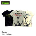 【30％OFFSALE】Reboot(リブート)カブトムシプリント半袖Tシャツ【メール便可能】 男の子 tシャツ おしゃれ 入園 入学 キッズ 子供 子供服 夏服 男の子 カブトムシ 昆虫 キッズシャツ 半袖シャツ 子供 おしゃれ