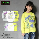 R.O.G Reboot(リブート)ロゴプリントビックロングTシャツ 子供服 キッズ服 春服 男の子 女の子 シャツ tシャツ プリントtシャツ ROG