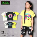 R.O.G Reboot(リブート)Rロゴ刺繍半袖Tシャツ【メール便送料無料】 夏服 夏物 子供服 トップス 通園 通学 入園 入学 キッズ 男の子 女の子 おしゃれ かわいい 110cm 120cm 130cm 140cm 150cm 160cm 170cm ROG 子供服 女の子 刺繍