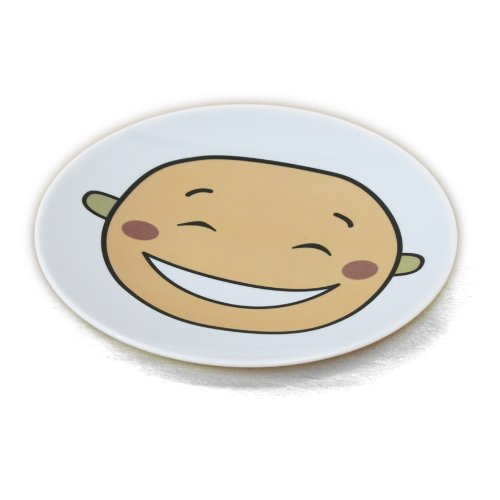 カトージ HAPPY PLATE makes eating fun ハッピープレート 34201【クレジットOK 】KATOJI お皿 食器marron