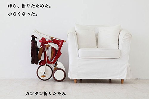 iimo トライシクル ＃02 TYPE SS (Eternity Red)　1043【iimo】【送料無料　クレジットOK】M&M　エムアンドエム　イーモ　三輪車　かじとり【楽ギフ_のし宛書】 marron