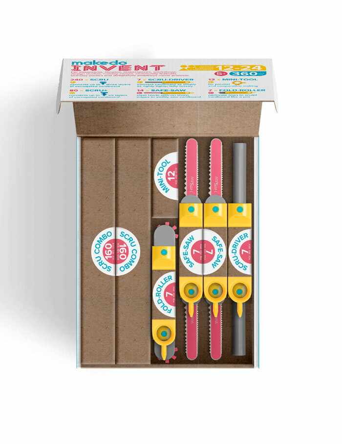 �ᥤ���ɥ�������ܡ����ͷ�ܤ��������ܤ����󥻥åȡʾ��� INVENT��Makedo��360�ԡ��� �ʥܡ����Ȥ�Ω�ƥġ���ܥå���