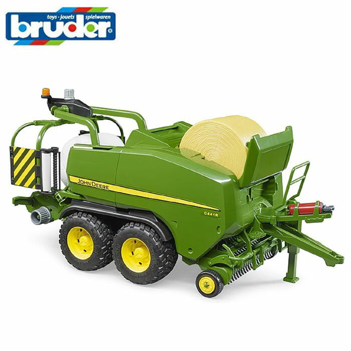 【安心の正規品】ブルーダー 02032 JD WラッピングベーラーC441R【bruder】ジョンディアー トラクター 農業機械 作業機