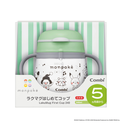 ラクマグ はじめてコップ 240 モンポケ【コンビ】combi ベビーマグ 日本製マグ