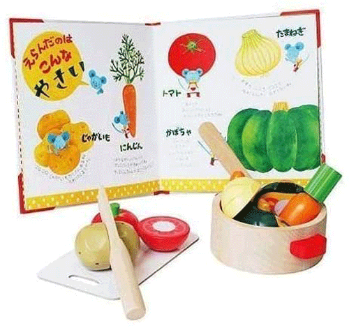 えほんトイっしょ チーズくんのおいしいスープ【エドインター】ままごと　ごっこ遊び　えほん　木のおもちゃ