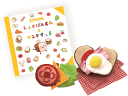 エド・インター しょくぱんくんとサンドイッチ【エドインター】えほんトイっしょ 布絵本 サンドイッチのおもちゃ 知育玩具 1.5歳 ギフト