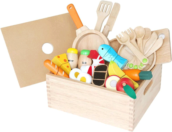 エド・インター プチマルシェ 食材いっぱい！ままごとフライパンセット