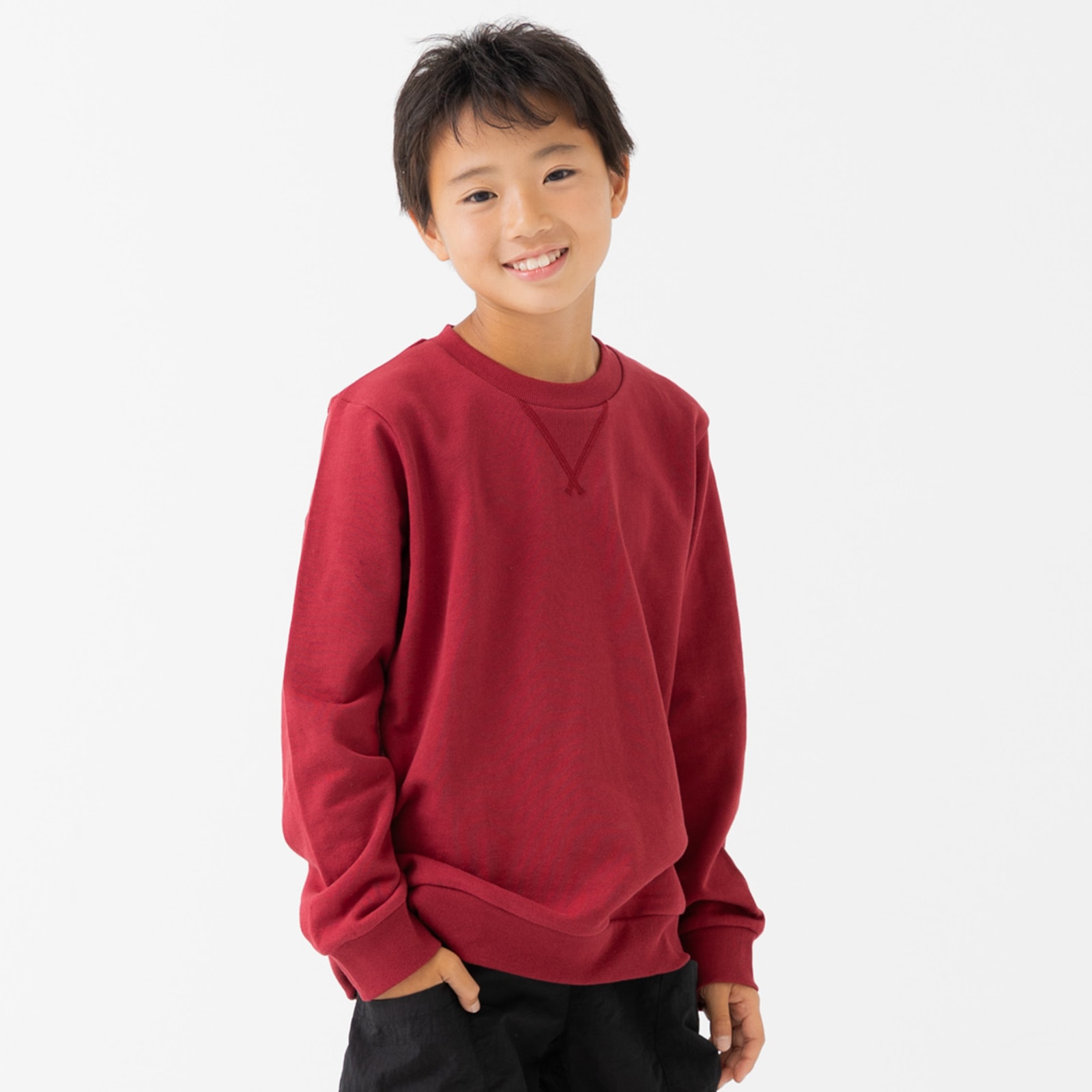 【国際ブランド】 楽天市場】子供服 女の子(カラーワインレッド)(スウェット キッズ&ベビー